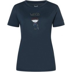 Koszulka damska SUPER.NATURAL W Wood Craftine Tee. Niebieskie t-shirty damskie Super.natural, m, bez wzorów, z materiału, bez kołnierzyka. Za 249.99 zł.