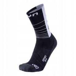 Skarpety rowerowe męskie Uyn Support Cycling Socks. Czarne skarpetki męskie UYN, bez wzorów. Za 89.99 zł.
