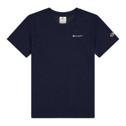 T-shirt Damski Logo. Niebieskie t-shirty damskie CHAMPION, bez wzorów, bez kołnierzyka. Za 130.99 zł.