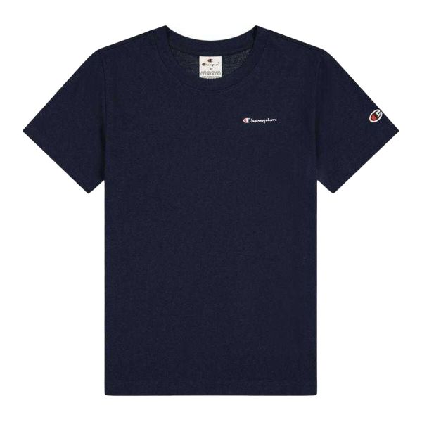 T-shirt Damski Logo. Niebieskie t-shirty damskie CHAMPION, bez wzorów, bez kołnierzyka. Za 130.99 zł.