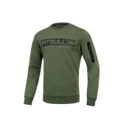 Bluza męska Pitbull z kapturem Bermuda. Zielone bluzy sportowe męskie PITBULL, bez wzorów, sportowe, bez kołnierzyka, bez ramiączek. W wyprzedaży za 209.00 zł.