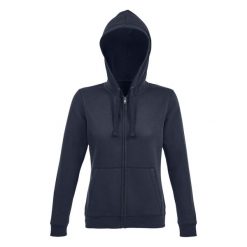 Damska Bluza Z Kapturem Spike Z Pełnym Zamkiem Błyskawicznym. Niebieskie bluzy z kapturem damskie SOL'S, m. Za 207.99 zł.