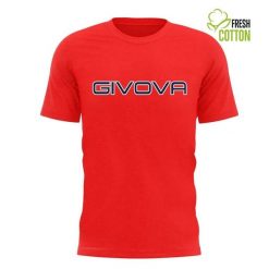 Bawełniana koszulka Givova Spot Red 2XL. Czerwone bluzki sportowe damskie Givova, m, z bawełny, bez ramiączek. Za 52.75 zł.