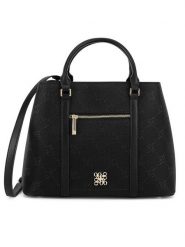 Nine West Torebka JH6478-NW Czarny. Czarne torebki klasyczne damskie Nine West, bez wzorów, z tworzywa sztucznego, bez dodatków. Za 249.99 zł.