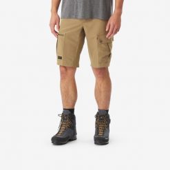 Second Life - Spodenki trekkingowe męskie Simond MT500 - Stan Doskonały. Brązowe szorty męskie SIMOND, bez wzorów, z materiału. Za 84.99 zł.