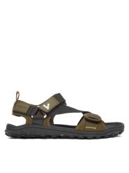 Vivo Barefoot Sandały Tracker Ora 309691 Khaki. Brązowe sandały męskie Vivo Barefoot, z materiału, bez zapięcia. Za 549.99 zł.