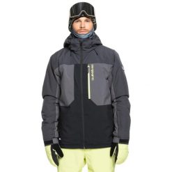 Kurtka do sportów zimowych dla Mężczyzn DAWSON. Czarne kurtki męskie Quiksilver, m, bez wzorów, z materiału, bez kaptura, narciarskie. Za 1,099.00 zł.