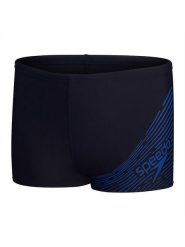 Speedo Kąpielówki "Eco Medley" w kolorze czarno-granatowym rozmiar: 128. Czarne kąpielówki męskie Speedo, bez wzorów, z materiału. Za 70.57 zł.