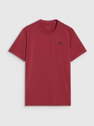 4F Koszulka sportowa w kolorze czerwonym rozmiar: XXL. Czerwone t-shirty sportowe męskie 4f, xxl, z materiału, bez ramiączek, outdoorowe. Za 53.54 zł.