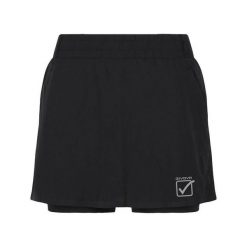Damskie spódnico-spodenki Givova. Czarne spodenki sportowe damskie Givova, bez wzorów, klasyczne, sportowe. Za 254.99 zł.
