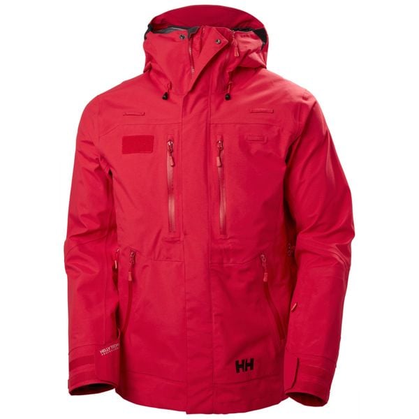 Kurtka narciarska Helly Hansen Unibock Shell. Czerwone kurtki męskie Helly Hansen, m, bez wzorów, bez kaptura, narciarskie. Za 2,427.00 zł.