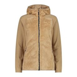 Bluza damska turystyczna CMP 34P3076. Brązowe bluzy bez kaptura damskie CMP, na zimę, l, z dzianiny. Za 305.30 zł.