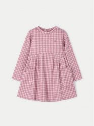 Mayoral Sukienka dzianinowa 4928 Różowy Relaxed Fit. Czerwone sukienki dziewczęce Mayoral, bez wzorów, z dzianiny, bez ramiączek. Za 99.99 zł.