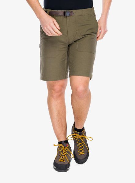 Spodenki turystyczne męskie Mons Royale Escapade Shorts. Zielone szorty męskie Mons Royale, bez wzorów, z materiału, eleganckie. Za 588.49 zł.