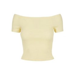 Koszulka Damska/żebrowana Bez Ramiączek. Żółte bluzki damskie Urban Classics, xl, bez wzorów, bez kołnierzyka. Za 55.99 zł.