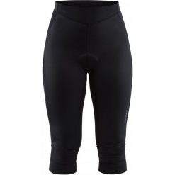 Craft spodenki rowerowe damskie Rise Knickers, czarny XL. Czarne spodenki sportowe damskie Craft, s, z materiału, na fitness i siłownię. Za 189.00 zł.