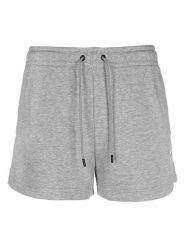 Nike Szorty dresowe w kolorze szarym rozmiar: L. Szare szorty damskie Nike, bez wzorów, z dresówki, z podwyższonym stanem. Za 175.67 zł.
