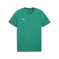 Koszulka męska Puma Team Goal Casuals Tee. Zielone t-shirty sportowe męskie Puma, l, bez ramiączek, do piłki nożnej. Za 75.00 zł.