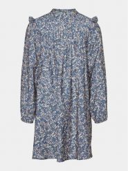Vero Moda Girl Sukienka codzienna Iris 10301871 Niebieski Regular Fit. Niebieskie sukienki dziewczęce Vero Moda Girl, bez wzorów, z wiskozy, bez ramiączek. Za 89.99 zł.