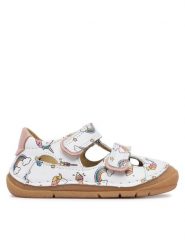 Froddo Sandały Paix Up Double G2150208-9 M Biały. Białe sandały dziewczęce Froddo, ze skóry, bez zapięcia. Za 349.99 zł.