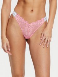 Guess Stringi O3RE08 KBBT0 Różowy. Czerwone stringi damskie Guess, xl, z aplikacjami, z syntetyku. Za 89.99 zł.