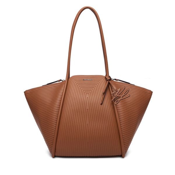 Torebka KARL LAGERFELD. Brązowe torebki klasyczne damskie Karl Lagerfeld, bez wzorów, bez dodatków. Za 1,199.00 zł.