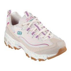 Buty Skechers D'Lites - Bold Views 149589-NMLT wielokolorowe. Buty sportowe na co dzień damskie bez wzorów, ze skóry. Za 462.92 zł.