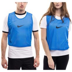 Znacznik Piłkarski Kamizelka Nike Treningowy Koszulka Narzutka roz. L. Niebieskie bluzki sportowe damskie Nike, l, bez wzorów, z materiału, bez kołnierzyka. Za 30.99 zł.
