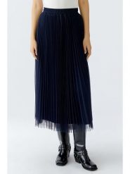 Oui Spódnica w kolorze granatowym rozmiar: 44. Niebieskie spódniczki damskie Oui, bez wzorów, z podwyższonym stanem, midi. Za 156.98 zł.