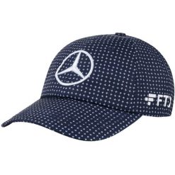 Czapka Mercedes Map F1 Rp Se Gr Konnichiwa Cap, Dla obu płci. Niebieskie czapki męskie OEM, bez wzorów, z poliesteru. Za 153.99 zł.