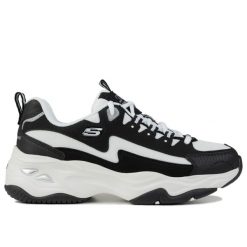 Buty damskie sportowe Skechers D LITES 4.0. Białe buty sportowe na co dzień damskie Skechers, bez wzorów, trekkingowe. W wyprzedaży za 269.00 zł.