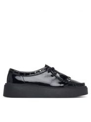 Clarks Półbuty Torview W 26327997 Czarny. Czarne półbuty damskie Clarks, bez wzorów, z lakierowanej skóry, bez obcasa, na płaskiej podeszwie. Za 569.99 zł.