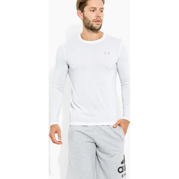 Under Armour Koszulka Ls Thread Borne Fitt , biały, rozmiar L. Białe koszulki męskie z długim rękawem Under Armour, l, z materiału. W wyprzedaży za 109.99 zł.