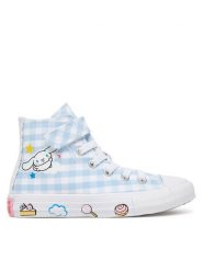 Converse Trampki Chuck Taylor All Star 1V A17702C Błękitny. Niebieskie trampki i tenisówki dziewczęce Converse, bez wzorów, z materiału, bez zapięcia. Za 279.99 zł.