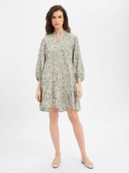 Marc O'Polo Tunika damska Kobiety Bawełna zielony|wielokolorowy wzorzysty, 36. Zielone tuniki damskie Marc O´Polo, bez wzorów, z bawełny, bez kołnierzyka, bez ramiączek. Za 739.95 zł.