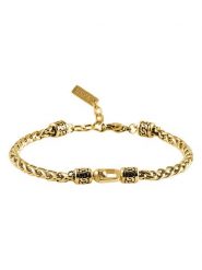 U.S. Polo Assn. Pozłacana bransoletka rozmiar: onesize. Żółte biżuteria dla mężczyzn U.S. Polo Assn., pozłacane. Za 86.99 zł.