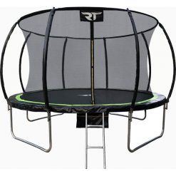 Trampolina REA TAPE 14' okrągła z siatką, drabinką oraz torbą na buty. Czarne torebki klasyczne damskie REA TAPE, bez wzorów, duże, bez dodatków. Za 2,189.00 zł.