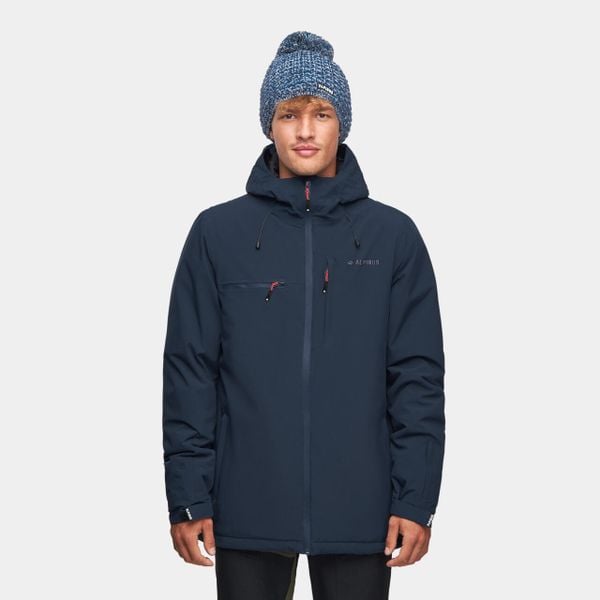 Kurtka turystyczna męska zimowa Alpinus Causses granatowa. Niebieskie kurtki męskie Alpinus, na zimę, m, bez wzorów, sportowe, bez kaptura. Za 549.00 zł.