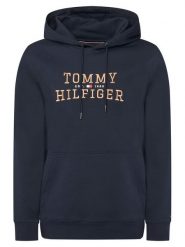 Tommy Hilfiger Bluza Icon Intechno MW0MW42528 Granatowy Regular Fit. Niebieskie bluzy bez kaptura męskie Tommy Hilfiger, m, z bawełny. Za 699.99 zł.