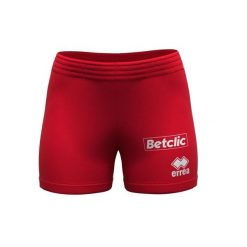 Damskie Szorty wyjazdowe France Betclic. Czerwone spodenki sportowe damskie ERREA, s, z materiału, na fitness i siłownię. Za 167.50 zł.