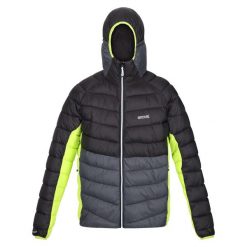 Kurtka uniwersalna męska Regatta Wanderjacke Harrock. Czarne kurtki męskie Regatta, m, bez wzorów, z syntetyku, klasyczne, z kapturem. Za 297.00 zł.
