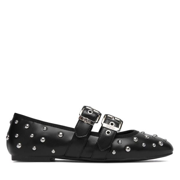 Baleriny Buffalo. Czarne baleriny damskie Buffalo, bez wzorów, bez obcasa. Za 240.99 zł.