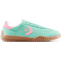 Buty sportowe Converse Run Star Trainer Suede. Zielone buty sportowe na co dzień damskie Converse, bez wzorów, z zamszu. Za 390.99 zł.