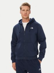 The North Face Bluza Evolution Simple Dome NF0A8EU1 Granatowy Regular Fit. Niebieskie bluzy bez kaptura męskie The North Face, m, z syntetyku. Za 349.99 zł.