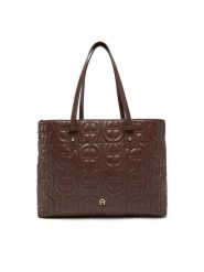 Aigner Torebka 137074 Brązowy. Brązowe torebki klasyczne damskie Aigner, bez wzorów, ze skóry, bez dodatków. Za 2,179.00 zł.