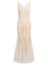 APART Sukienka w kolorze białym rozmiar: 36. Białe sukienki damskie Apart, bez wzorów, bez kołnierzyka, bez ramiączek, maxi. Za 346.18 zł.