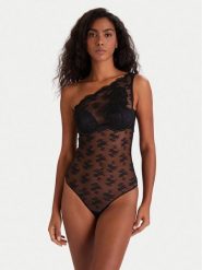 Guess Body O5YM02 KCVX0 Czarny. Czarne body damskie Guess, z aplikacjami, z syntetyku. Za 262.00 zł.