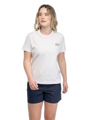 Bergans Koszulka w kolorze białym rozmiar: XL. Białe bluzki damskie Bergans, xl, bez wzorów, z bawełny, bez kołnierzyka, bez ramiączek. Za 126.75 zł.