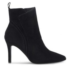 Botki Sergio Bardi. Czarne botki damskie Sergio Bardi, bez obcasa, na szpilce, bez zapięcia. Za 399.99 zł.