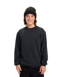 Bluza dla Mężczyzn SALT WATER Czarny. Czarne bluzy bez kaptura męskie Quiksilver, m, z bawełny. Za 167.99 zł.